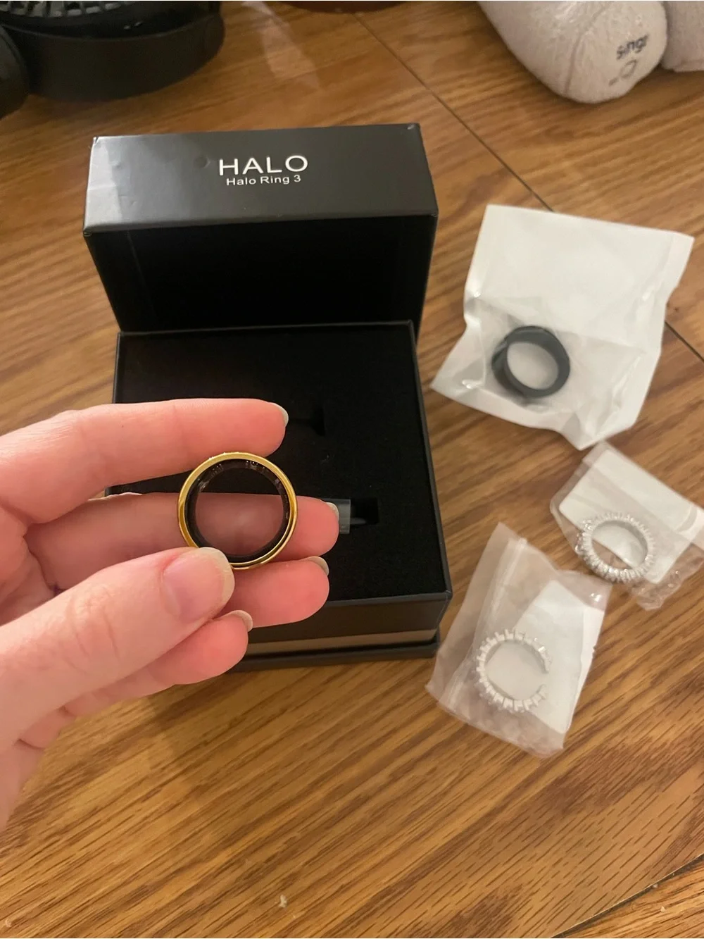 Halo 3 Gold Smart Health Tracking Ring